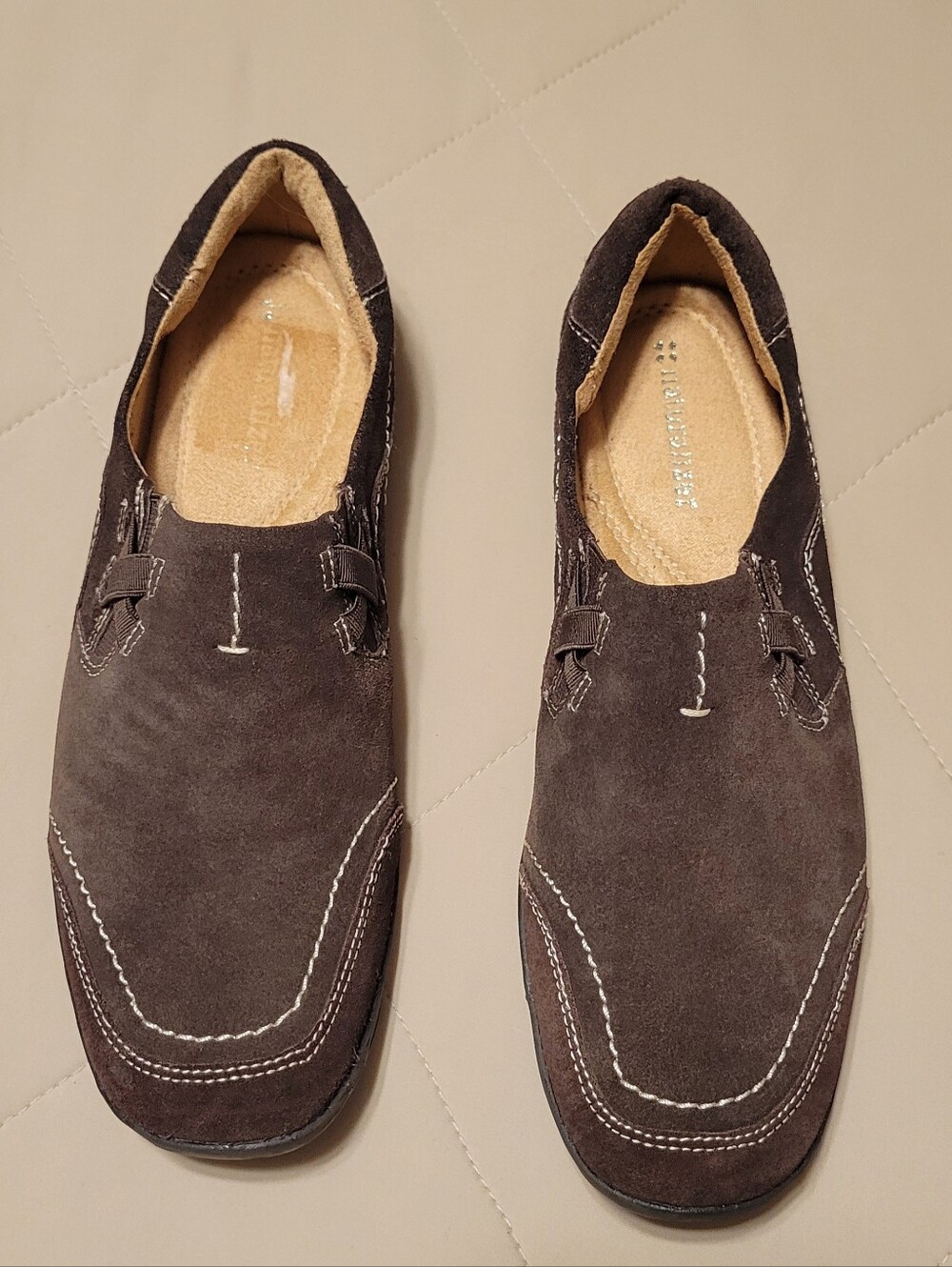 Naturalizer Fitz Brown Suede Comfort Slip-On Loafer Size. 8 NWOB